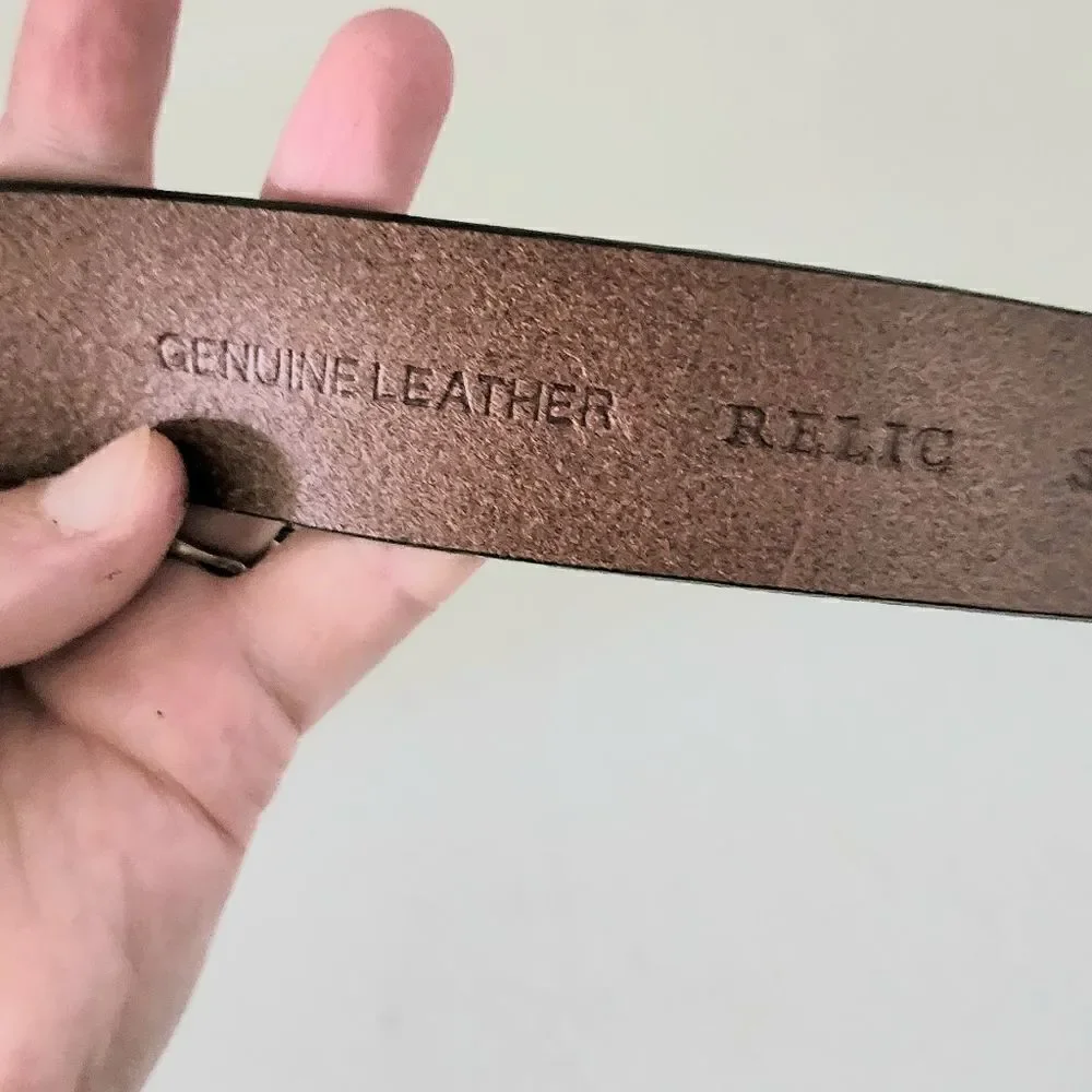 Relic women's size small genuine leather belt new with tags